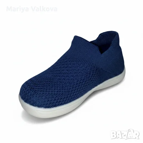 Детски боси маратонки Jong Golf – тъмносини, тип slip-on, снимка 5 - Детски маратонки - 55527400