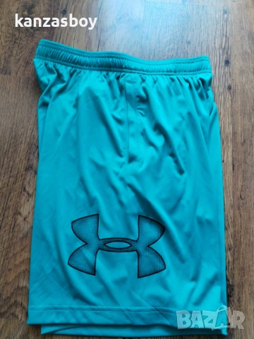 Under Armour UA TECH GRAPHIC SHORT-BLU - страхотни мъжки панталони КАТО НОВИ М, снимка 2 - Спортни дрехи, екипи - 54692670