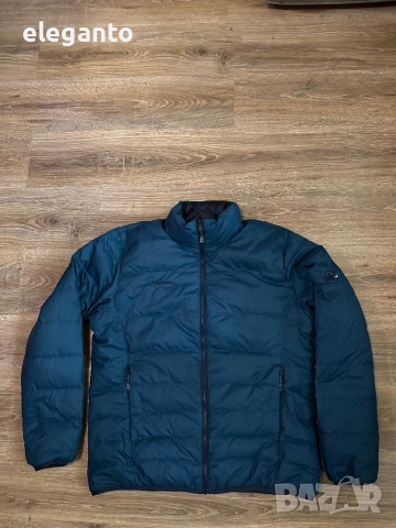 Висок клас мъжко пухено Mammut Down 650CUIN WhiteHorn Двулицевоb яке , XL размер