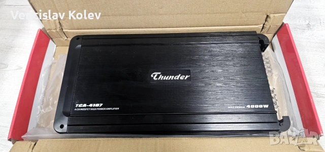 4 канарен авто усилвател Thunder TCA 4107