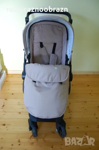Детска комбинирана количка Kinderkraft 6 - бежово, снимка 6 - Детски колички - 55655508