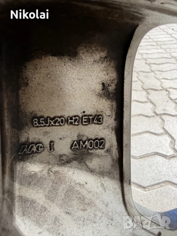 Оригинални 20" AMG Джанти Спорт Пакет за Mercedes W221 / C216 + Гуми Kumho DOT 24, снимка 13 - Гуми и джанти - 55536987