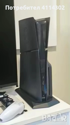 PS5 Disc Fat Edition - vertical stand вертикална стойка, снимка 3 - Аксесоари - 54530156