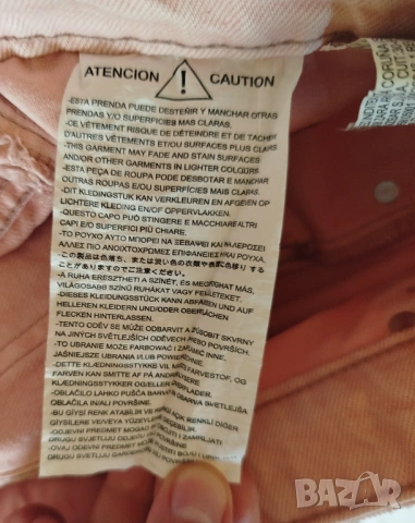 дамски, къси, дънкови панталони-Zara -Нови- розови, снимка 7 - Къси панталони и бермуди - 54240645