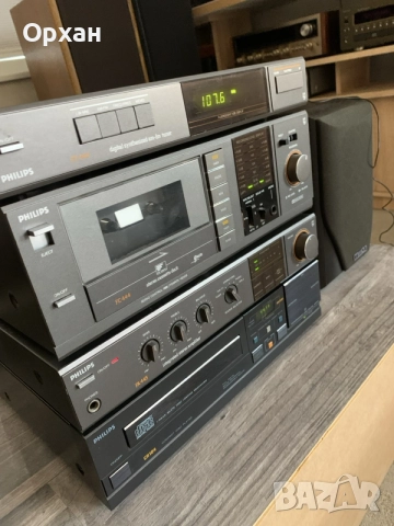 Аудио система Philips 4 части: CD 104 / FA 443 / FT 444 / FC 444 – Перфектна!, снимка 5 - Аудиосистеми - 55478461