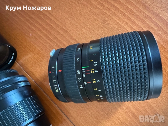 Продавам Обектив Mitakon MC ZOOM 1:3.5/4.5. f=28-80mm в добро състояние , цена-23€, снимка 3 - Обективи и филтри - 55247514