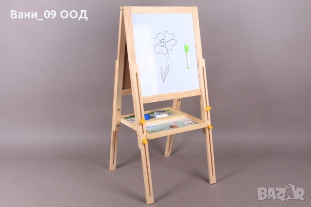 Детска двулицева дъска за писане и рисуване