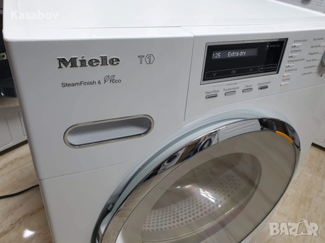 9кг Пара Miele Сушилня с термопомпа Миеле 12м Гаранция, снимка 3 - Сушилни - 53955015