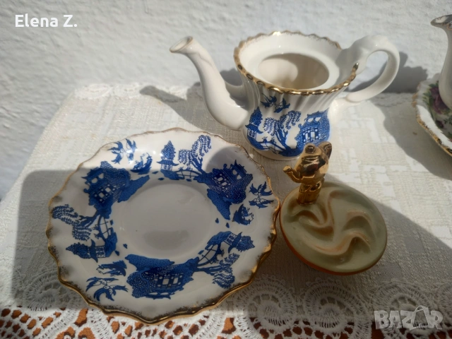 2 уникални чайника Cardew Royal Albert, Country Roses, Old Blue Willow, снимка 11 - Други - 54775710