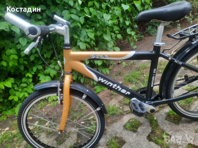 Детски велосипед.Winther I 350 Алуминиев  20 цола гуми,3 скорости. , снимка 9 - Велосипеди - 54171306