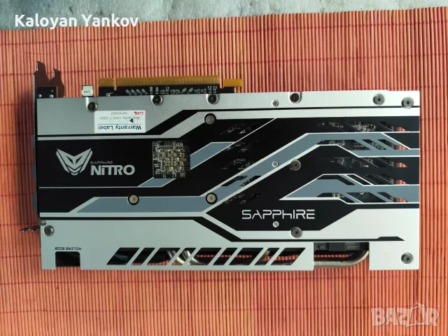 Видеокарта RX 580 8GB Sapphire Nitro+, снимка 5 - Видеокарти - 55376393