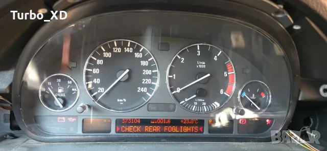Продавам дизелово табло с голям борд за BMW E39, снимка 2 - Части - 55322750