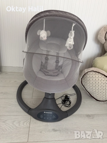 Kikkaboo Електрическа люлка Codie Dark Grey, снимка 2 - Детски люлки - 55241622