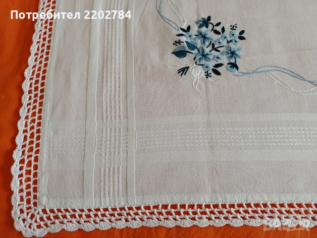 Битови, бродирани карета за маса , снимка 9 - Покривки за маси - 55660926