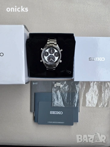 Seiko Prospex SFJ001P1 Solar Chronograph Speedtimer , снимка 4 - Мъжки - 55141872