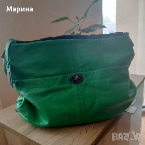 Дамска чанта естествена кожа , снимка 2 - Чанти - 54902343