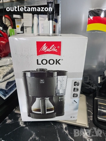 Кафемашина с филтър Melitta Look със стъклена кана , снимка 9 - Кафемашини - 54777765