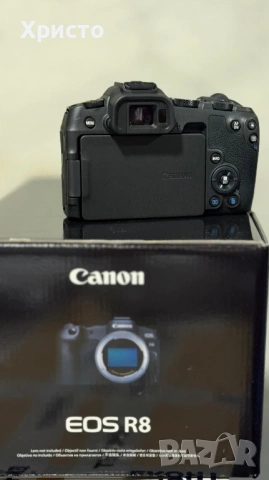 НОВО!!! Безогледален фотоапарат Canon - EOS R8, 24.2MPx, Black + Батерия LP-E17  , снимка 4 - Фотоапарати - 54681597