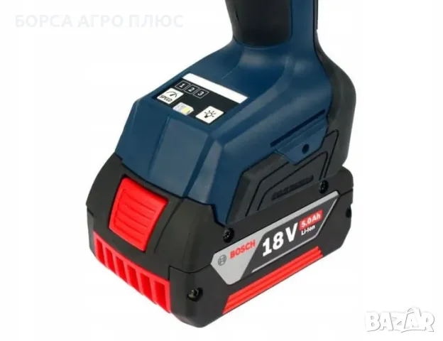 Bosch GDS 18V-1000 1000Nm 2x5.0Ah Ударен гайковерт Professional L-BOXX Нов, снимка 8 - Винтоверти - 55578827