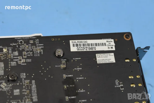 Видео карта Asus DUAL Radeon RX 480 O4G 4 GB Video card, снимка 8 - Видеокарти - 55656139