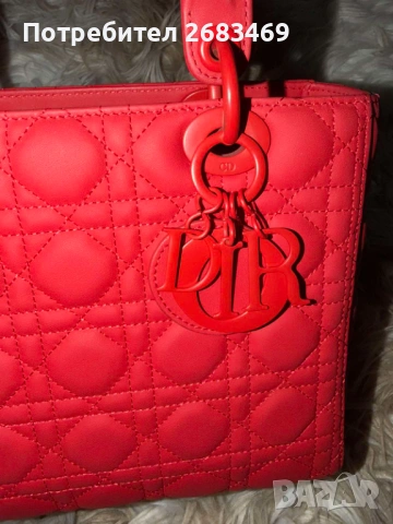 Lady Dior чанта, снимка 2 - Чанти - 54496689
