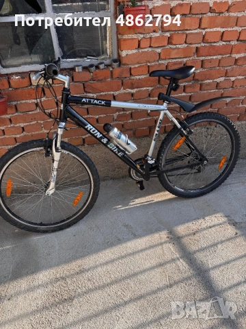 Продавам велосипед Run & Bike Attack – 18 скорости, снимка 2 - Велосипеди - 54985607