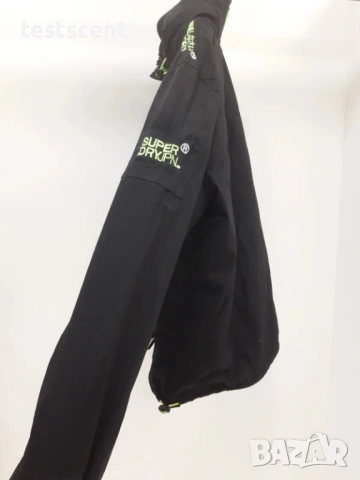 SUPERDRY Wind Attacker Jacket 2XL - Black Neon - Fleece Lined - Оригинално мъжко яке, снимка 13 - Якета - 54011659