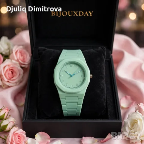 BIJOUXDAY Mint Fresh – дамски часовник в пастелно зелено