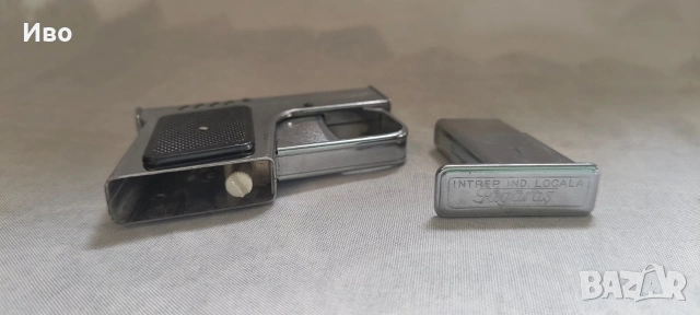 Ретро бензинова запалка „Pistolet“ (Făgăraș) – Соц сувенир, Нова / Перфектна!, снимка 9 - Колекции - 55059073