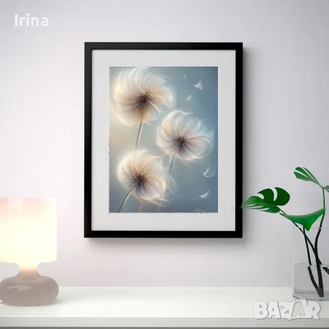 Картина от серия "Глухарчета"(2) -(digital painting), снимка 3 - Картини - 55436615