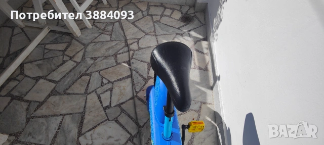 Детско колело Btwin 500 Ocean, 14", синьо, с помощни колела – 3-5 години, снимка 13 - Велосипеди - 55175964