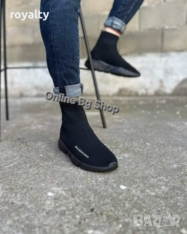 Balenciaga Нови Черни Унисекс Маратонки 