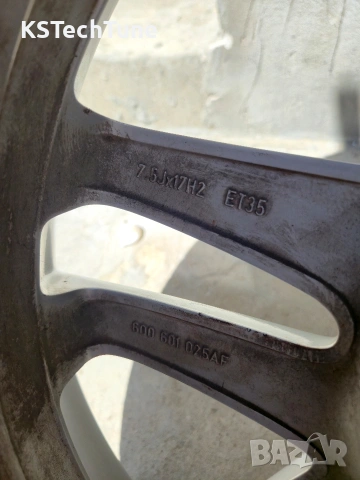 Джанти с Гуми Borbet 17* 5x100 7.5J ET35 215/45 Всесезонни, снимка 9 - Гуми и джанти - 54712342