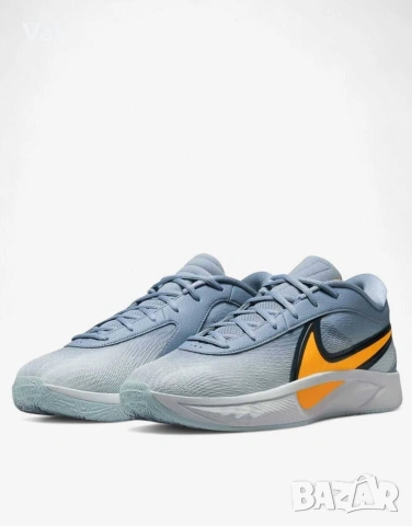 🏀🔶 NIKE GIANNIS FREAK 6 – GREY/ORANGE | ОРИГИНАЛНИ , снимка 4 - Маратонки - 54599869