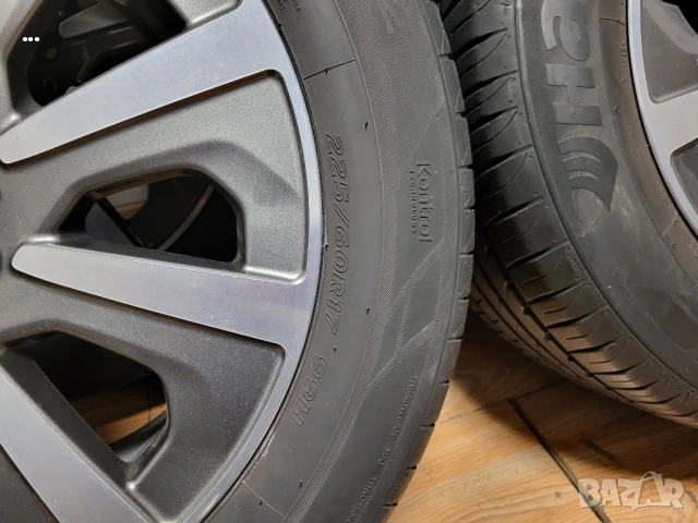 Джанти 17" 5х112 ОЕ Mercedes летни гуми 225/60/17 Hankook, снимка 12 - Гуми и джанти - 54045387