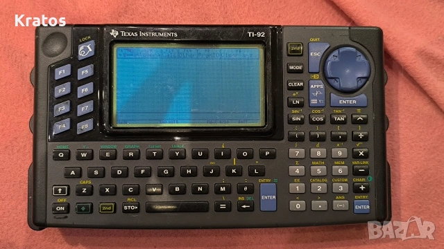 Графичен калкулатор Texas Instruments TI-92, снимка 2 - Друга електроника - 54730766