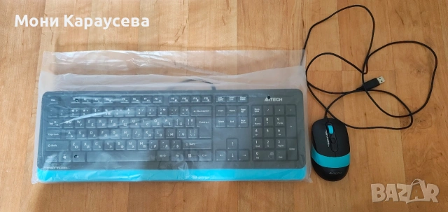 Комплект клавиатура и мишка A4TECH Fstyler F1010 с USB кабел