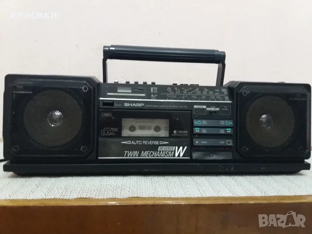 SHARP WQ T484. Двукасетъчен., снимка 2 - Радиокасетофони, транзистори - 55321524
