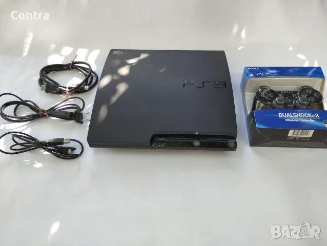 Хакната конзола Playstation 3 Slim (пълен комплект)