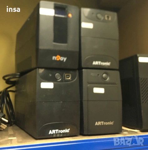Няколко броя UPS-и Artronic ART600 и ART650 360W с изходи C13 и Шуко, снимка 2 - Друга електроника - 54227902