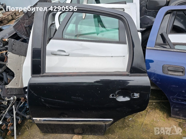 Врата задна лява за Citroen C3 / Ситроен ц3 до 2010 г. черна 