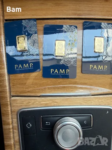 Инвестиционни златни кюлчета PAMP Suisse 5 г (999.9)