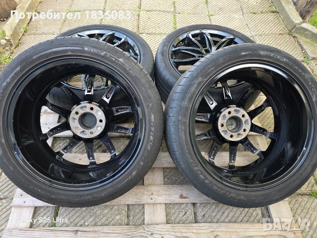 Лети джанти 17ки 5х108 Rial + летни гуми 225/45/17 Dunlop, снимка 9 - Гуми и джанти - 54420765