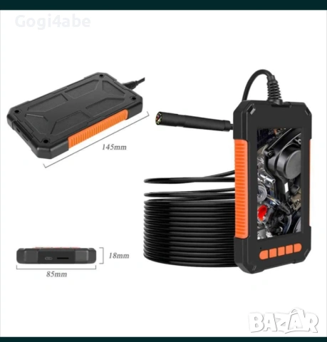 Професионален Ендоскоп Камера 4.3" дисплей с 5 метра кабел, снимка 2 - Друга електроника - 54166812