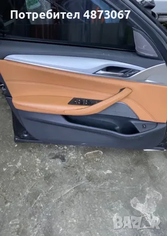 Bmw G30 кожен салон, снимка 4 - Части - 55326104