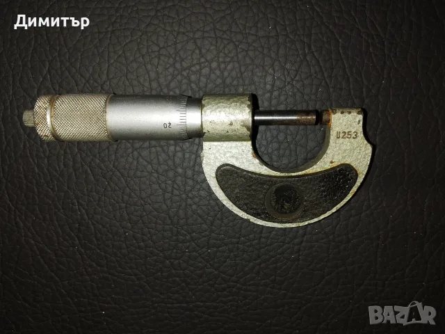 Микрометър от ГДР соц, снимка 3 - Измервателни инструменти - 55465923