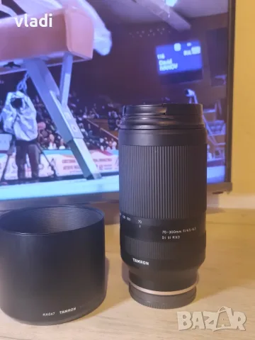 Обектив Tamron 70-300mm f/4.5-6.3 Di III RXD - Sony FE Fit, снимка 2 - Обективи и филтри - 55302346