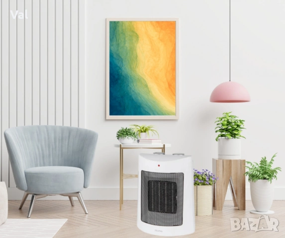 Керамична печка с мощност 1800W, за ефективно и безопасно отопление за вашия дом, снимка 5 - Отоплителни печки - 55002288
