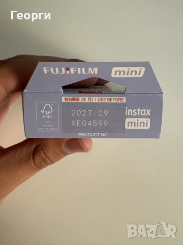 Fujifilm Instax mini 9 + подарък 10 бр. снимки , снимка 10 - Камери - 55578728