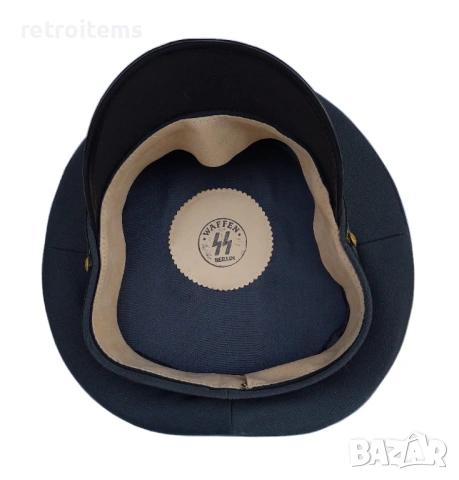 WW2 Фуражка Немска Трети Райх SS, снимка 4 - Колекции - 49649317